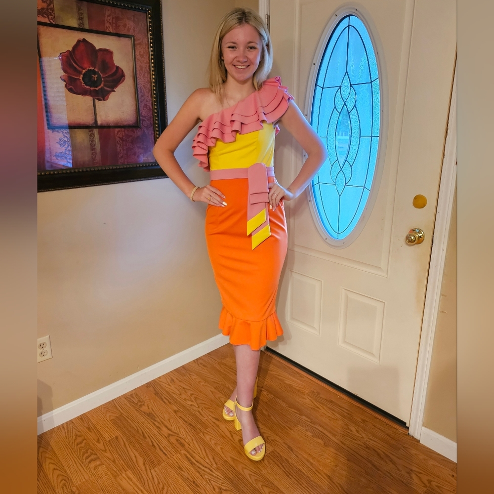Custom Yubin Couture pageant interview dress.